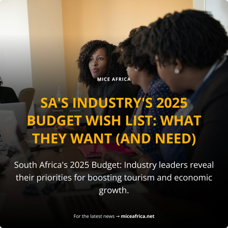 South Africa's 2025 Budget: Industry leaders reveal their priorities for boosting tourism and economic growth.